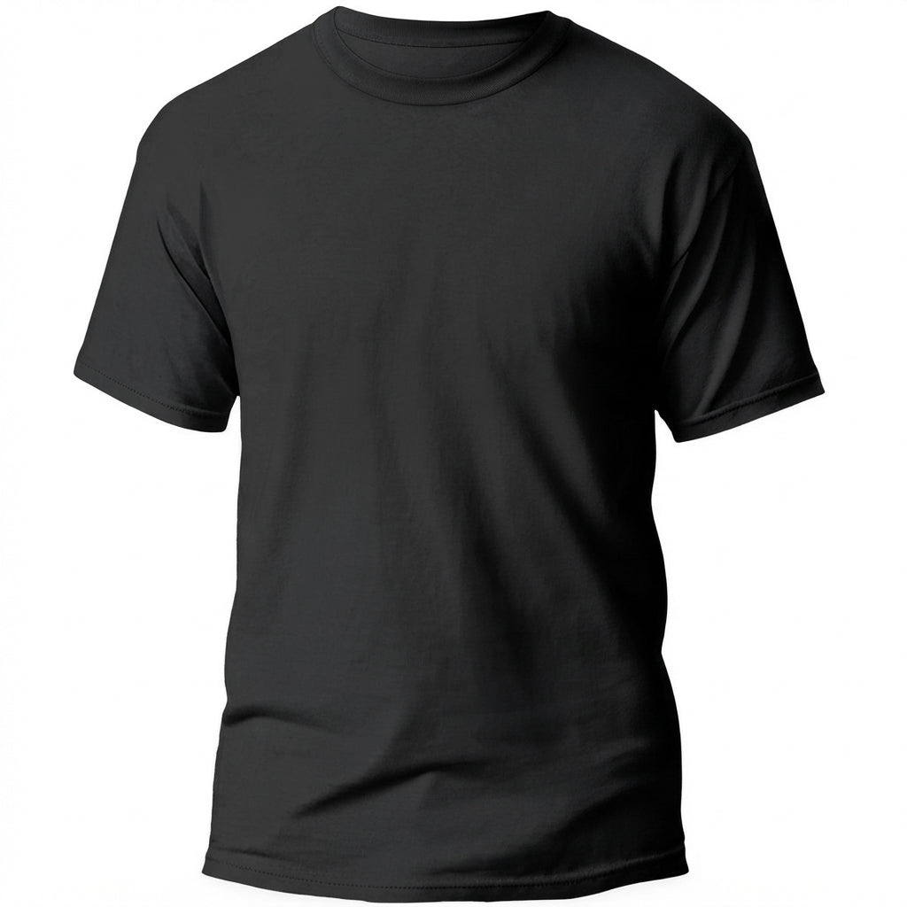 Polera Negra Manga Corta