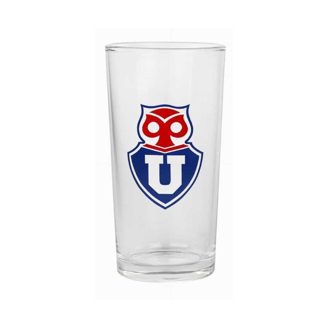 Vaso de Vidrio Universidad de Chile