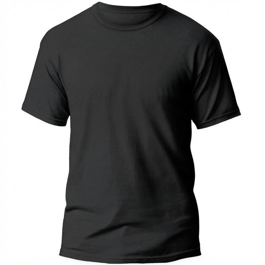 Polera Negra Manga Corta